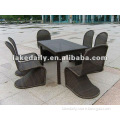 garden furniture rattan bar table and chairs RD-029